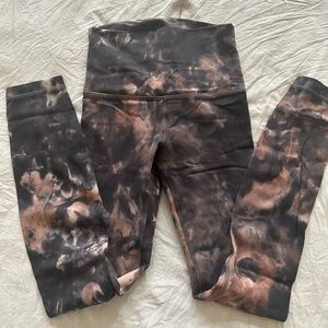 lululemon tie dye leggings size 2